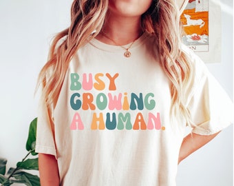 Comfort Colors Pregnancy Shirt, New Mom Gift, Mothers Day Gift, Funny Pregnancy Gift, Oversized Shirt, Plus Size Pregnancy, Pregnant Shirt