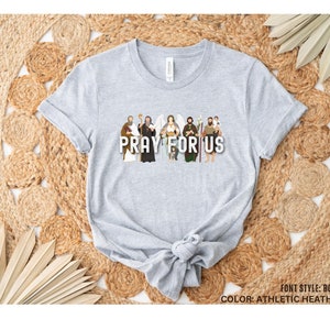 YOUTH Custom Saints Shirt For Kids, Catholic Saints Gift, Catholic Kids Shirt, Catholic Gift For Kids Catholic Shirt, Custom Catholic Gift