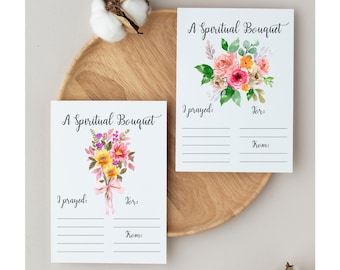 Printable Spiritual Bouquet, Catholic Prayer Card, Catholic Prayer Printable, Praying For You, Catholic Sympathy Card Catholic Greeting Card