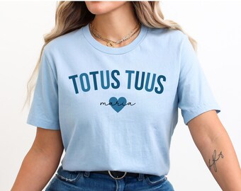 Totus Tuus Shirt, Mary Shirt, Catholic Shirt, Catholic Gift For Women, Marian Devotion Gift, Virgin Mary Shirt, Catholic Tshirt