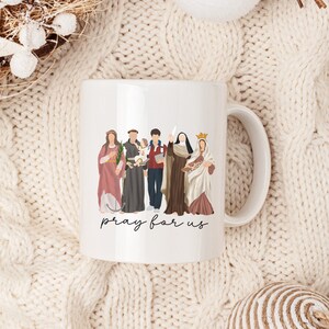 Catholic Mug Gift, Catholic Saints Gift, Catholic Gift, Ceramic Mug 11oz, Mother&#39;s Day Gift