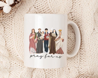 Catholic Mug Gift, Catholic Saints Gift, Catholic Gift, Ceramic Mug 11oz, Mother's Day Gift