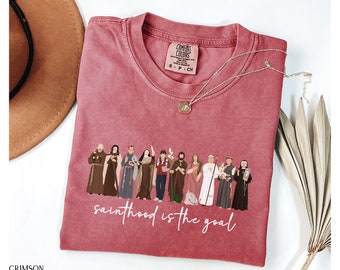 Catholic Saints Shirt, Catholic Shirt, Catholic Gift For Women, Catholic Mom, All Saints Day Shirt, Saint Gift, Sainthood Shirt