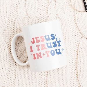 Divine Mercy Catholic Mug Gift, Catholic Gift For Mother&#39;s Day, Easter Mug Gift, Ceramic Mug 11oz, Coffee Cup Gift, Catholic Prayer Mug