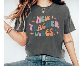 New Teacher Shirt, New Teacher Gift, Teacher Graduation Gift, Back to School Teacher Gift, First Year Teacher Gift Trendy Teacher Era Shirt