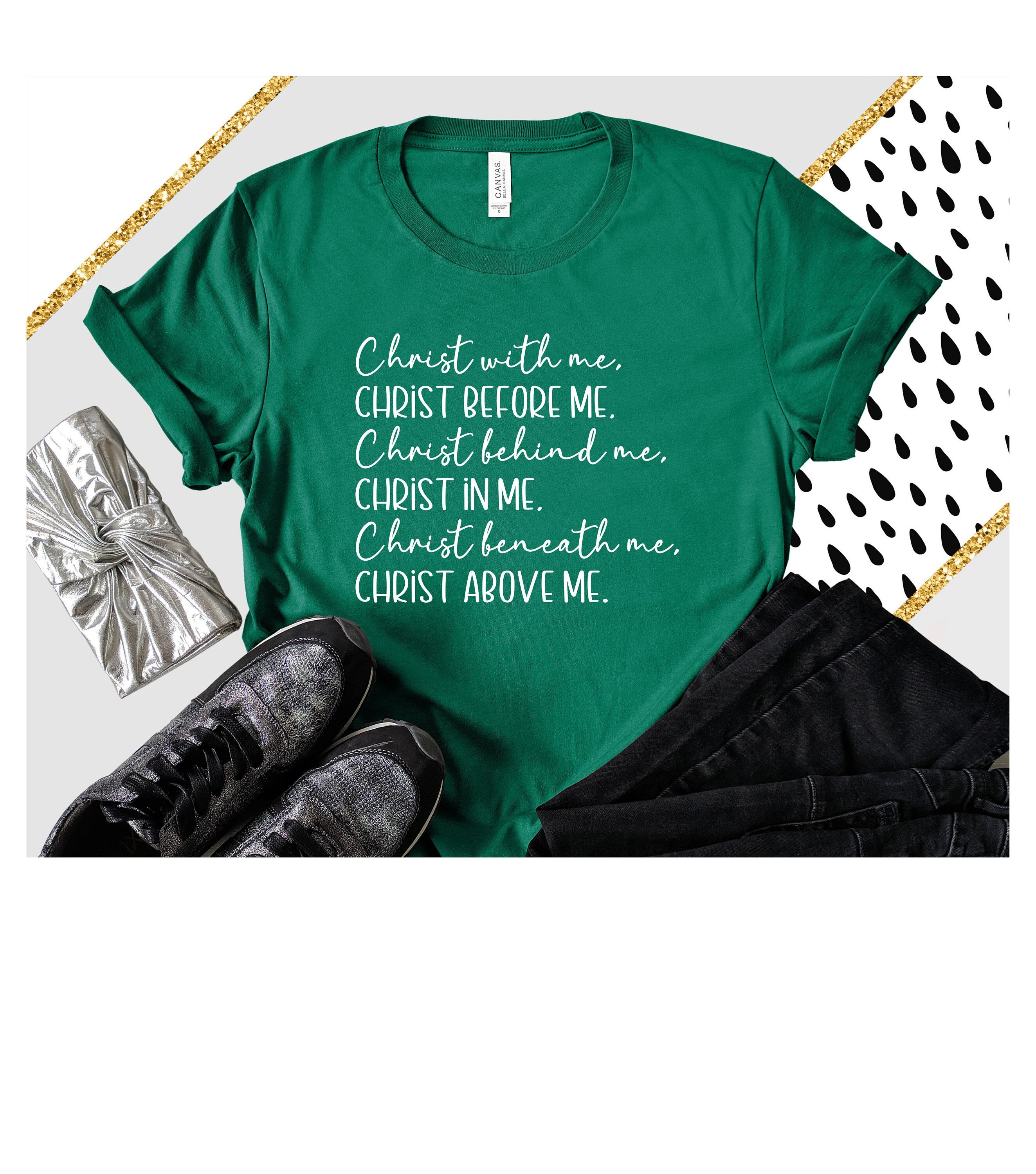 Catholic Shirt St Patrick Prayer Shirt Gift For Mom Shirt Teacher Gift Christian Gift St Patricks Day Catholic Shirt Irish Gift Irish Prayer