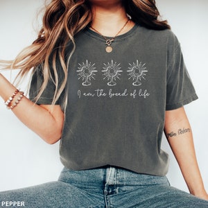 Bread of Life Catholic Shirt, Eucharist Shirt, Monstrance Shirt, Catholic Gift, Catholic Women Shirt, RCIA Gift, Catholic Apparel