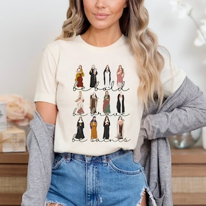 Be Saints Shirt, Saint Quote, Catholic Saint Shirt, Catholic Shirt For Women, Catholic Women Saints, Female Saints, Catholic Gift