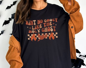 Holy Ghost Shirt, Funny Catholic Shirt, Catholic Halloween Shirt, Catholic Women Shirt, All Souls Day Shirt, All Saints Day Shirt