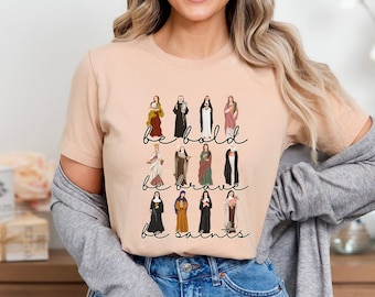 Be Saints Shirt, Saint Quote, Catholic Saint Shirt, Catholic Shirt For Women, Catholic Women Saints, Female Saints, Catholic Gift