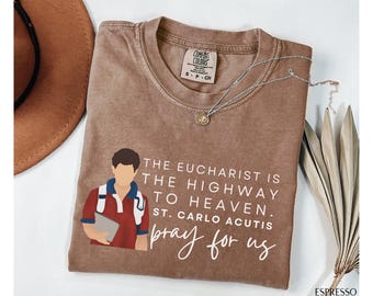 Saint Carlo Acutis Shirt, Catholic Shirt, Catholic Saint Shirt, Catholic Men Catholic Women Shirt, Catholic Priest Gift, Blessed Carlo