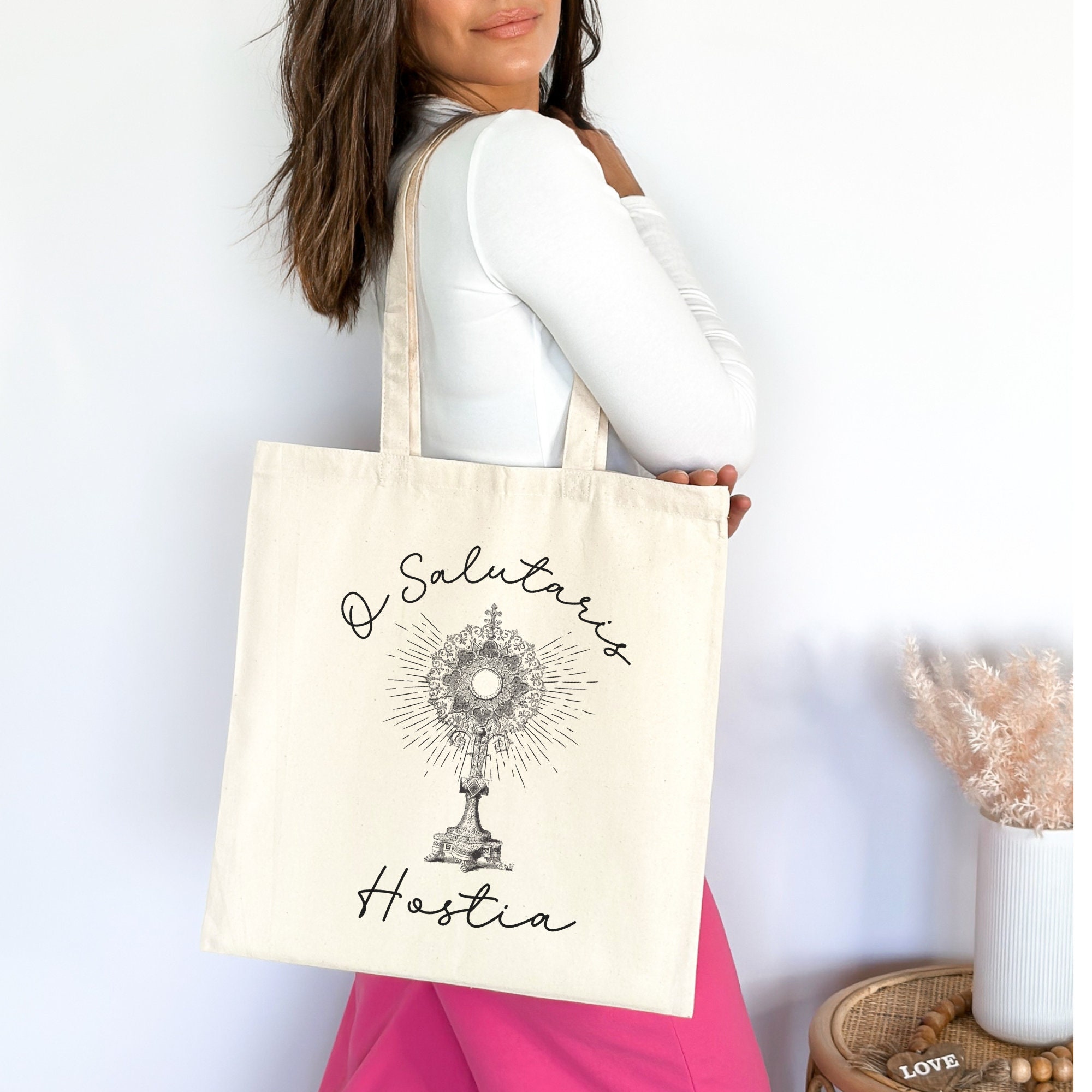 Catholic Tote Bag, Catholic Mass Bag, Eucharistic Gift, Blessed ...