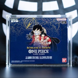 One Piece Card Game Booster Box Acrylic Case (OP01 Reprint & OP03)