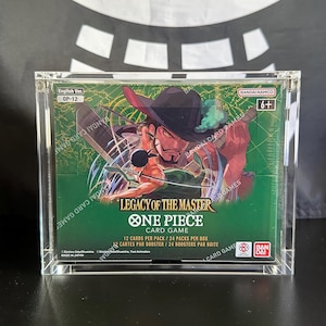 One Piece Card Game Booster Box Acrylic Case (OP04-OP13, EB01-EB02)