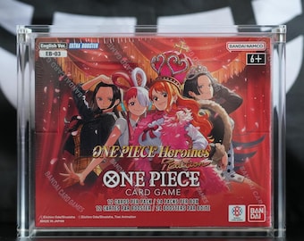 One Piece Card Game Booster Box Acrylic Case (OP04-OP15, EB01-EB03)