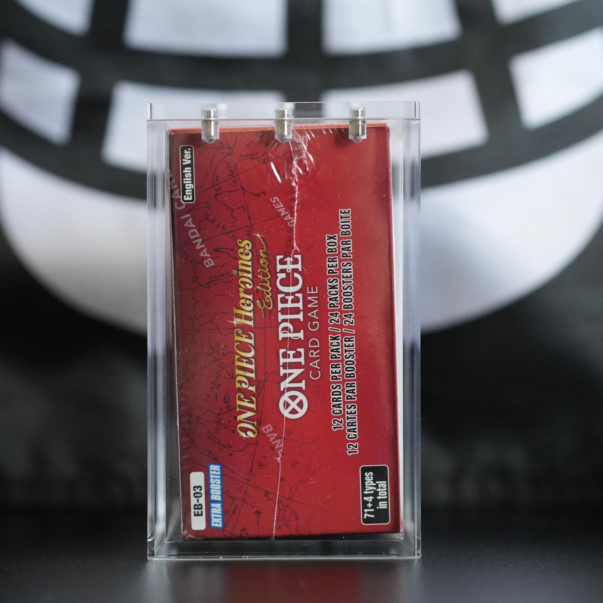 surging sparks japanese booster box One Piece PRB-01 Booster Box Acrylic Case With Magnetic Lid main image 0