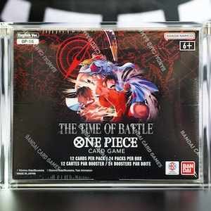 One Piece Card Game Booster Box Acrylic Case (OP04-OP16, EB01-EB03)