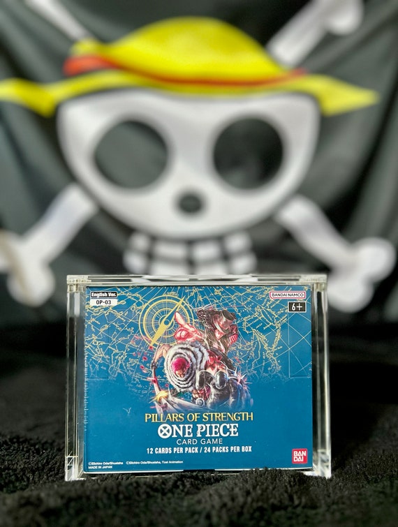 One Piece Card Game Booster Box Acrylic Case (OP01 Reprint & OP03) - Etsy  New Zealand