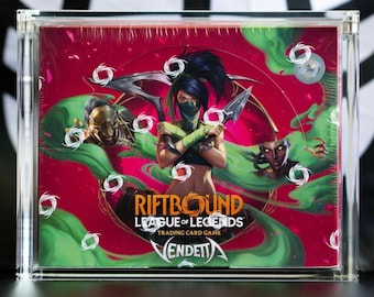 Riftbound Booster Box Acrylic Case (League of Legends Trading Card Game)