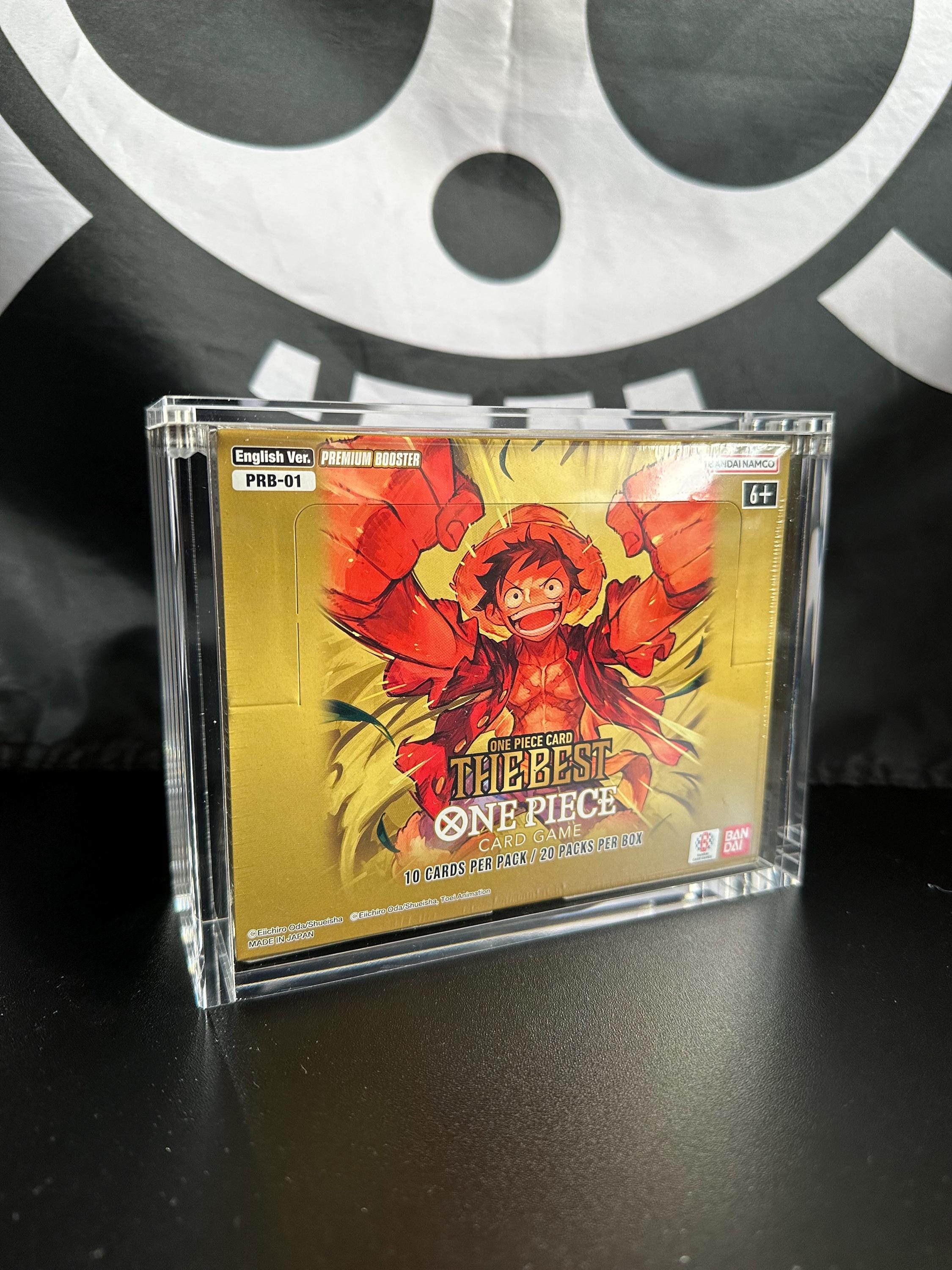 One Piece Card Game Booster Box Acrylic Case (PRB01 & PRB02) - Etsy