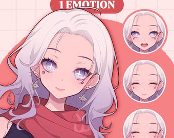 Cute PNGTuber Model | Anime Girl PNGTuber Premade Model | VeadoTube Model | Cute PNG Tuber Model | Vtuber Model, Reactive PNG, GIFTuber F10