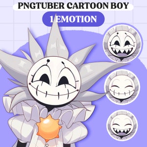 Cute PNGTuber Model | Cartoon Boy PNGTuber Premade Model | VeadoTube Model | Cute PNG Tuber Model | Vtuber Model, Reactive PNG, GIFTuber