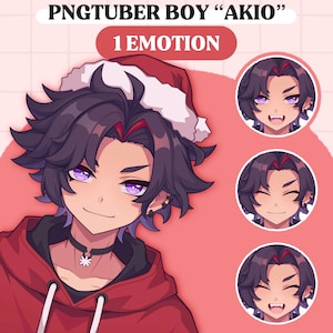 Cute PNGTuber Model | Anime Boy PNGTuber Premade Model | VeadoTube Model | Cute PNG Tuber Model | Vtuber Model, Reactive PNG, GIFTuber M05
