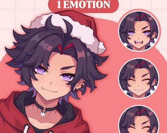 Leuk pngTuber-model | Anime jongen premade pngTuber-model | VeadoTube-model | Leuk png-knolmodel | Vtuber-model, reactief png-bestand, GIFTuber M05