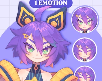 Cute PNGTuber Model | Cool Girl PNGTuber Premade Model | VeadoTube Model | Cute PNG Tuber Model | Vtuber Model, Reactive PNG, GIFTuber