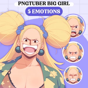 かわいい PNGTuber モデル | ビッグガール PNGTuber 既成モデル、VeadoTube モデル、かわいい PNG チューバー モデル、Vtuber モデル、リアクティブ PNG、アニメーション GIFTuber