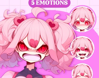 Cute PNGTuber Model | Friendly Girl PNGTuber Premade Model | VeadoTube Model | Cute PNG Tuber Model | Vtuber Model, Reactive PNG, GIFTuber
