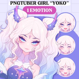 Cute PNGTuber Model | Anime Girl PNGTuber Premade Model | VeadoTube Model | Cute PNG Tuber Model | Vtuber Model, Reactive PNG, GIFTuber F09