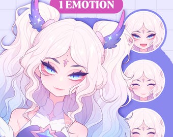 Cute PNGTuber Model | Anime Girl PNGTuber Premade Model | VeadoTube Model | Cute PNG Tuber Model | Vtuber Model, Reactive PNG, GIFTuber F09