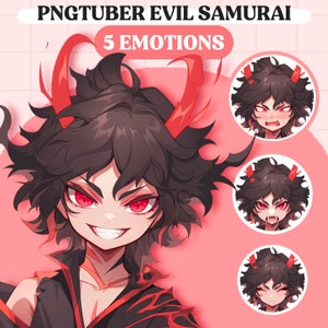 Cute PNGTuber Model | Evil Boy PNGTuber Premade Model | VeadoTube Model | Cute PNG Tuber Model | Vtuber Model, Reactive PNG, GIFTuber