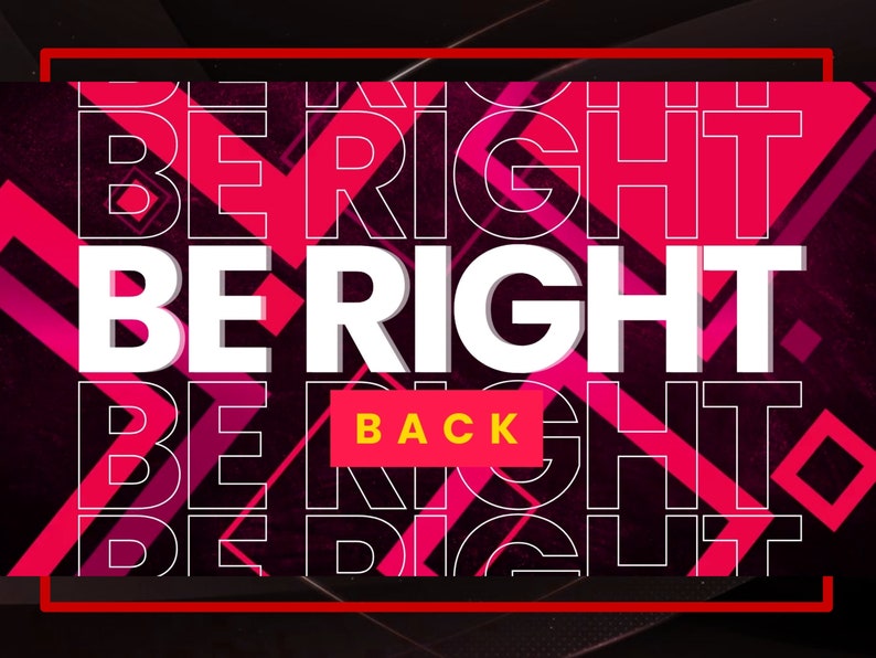 Abstract Animated Stream Overlay Pack | Twitch Overlay Package ...