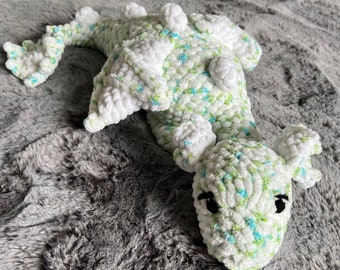 Dragon Crochet Plushie | Handmade Cute Dragon Stuffed Animal Amigurumi