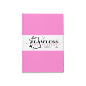 Flawless A5 Hardcover Journal with To Do List Notebook, Planner, Diary, Bullet Journal, Task Tracker