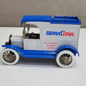 1913 Model T Delivery Bank: ERTL Die-Cast Coin Bank with Key