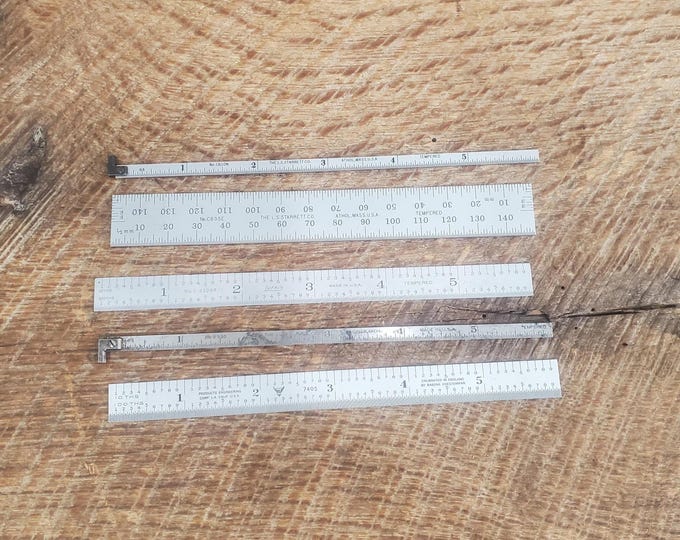 6 Inch Ruler Case Starrett and Others 6 Inch Rulers - Etsy