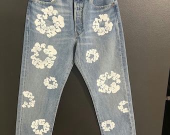 Denim Tears x Levi's Cotton Wreath Jean - Light Wash