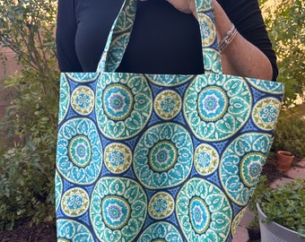 Woven Cotton Reusable Market Bag | Farmer's Market Tote | Reusable Grocery Bag | Tote Bag | Valentine's Day Gifts | Gifts For Her