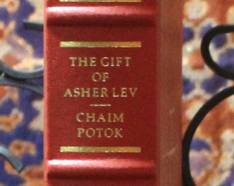 The Gift of Asher Lev by Chaim Potok, Signed 1st Edition - The Franklin Library - Leather Bound