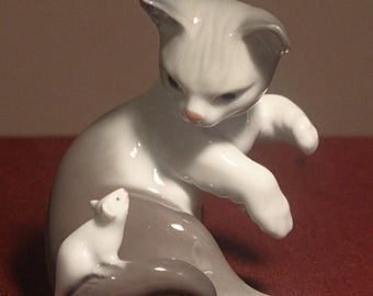 Lladro - Cat and Mouse #5236 (1)