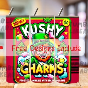 420 Weed Blatt 20 Unzen Tumbler Wrap | Cannabis Geschenktasse | Stoner Digitaler Download Weed Becher 20 oz - Trippy Cannabis Cup für Stoner Geschenk, Bündel