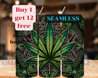 WEED Tumbler  Wrap, 20 oz Skinny ,Skinny Tumbler PNG ,sublimation design ,instant download