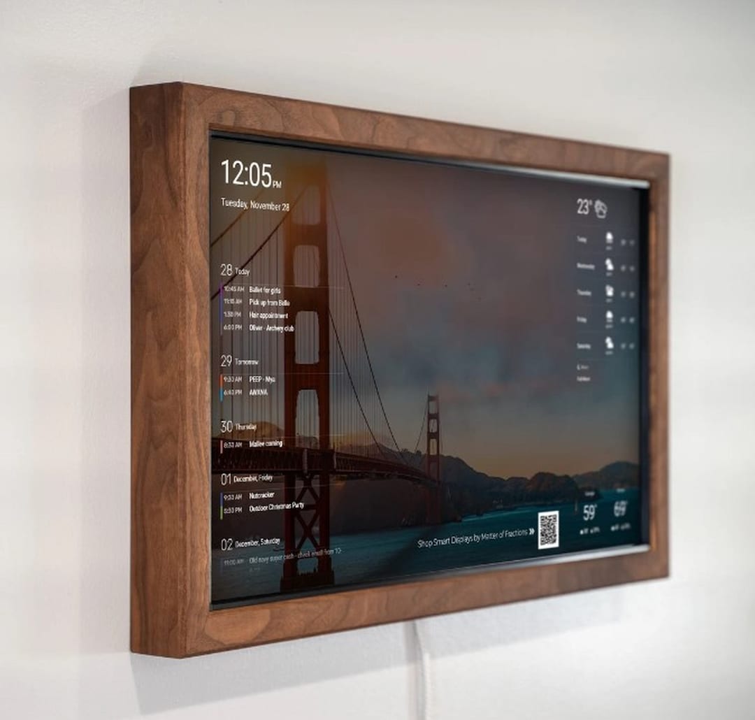 24 Digital Wall Display Smart Screen Wifi Calendar Raspberry Pi Smart