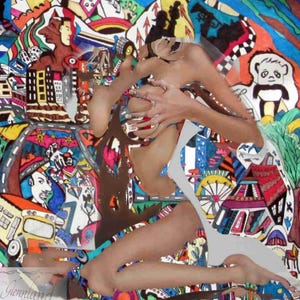 Sexy Woman Pop Art Wall Print