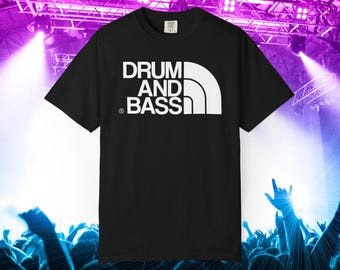 DRUM AND BASS T-Shirt, DnB Rave Clothing, edm Music Festival Apparel