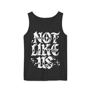 NOT LIKE US Tank Tops, West Coast Hip Hop Graphic Tank Tops, Rap Culture Shirts