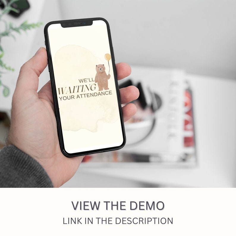 Baby Shower site Template RSVP, Gift Registry, Digital Invitation